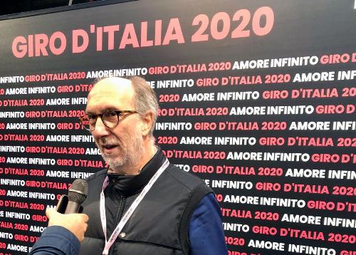 Il vicegovernatore Fvg, Riccardo Riccardi, a Milano per la presentazione del Giro d'Italia 2020